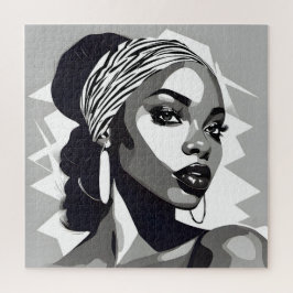 黒人のポートレート ジグソーパズル