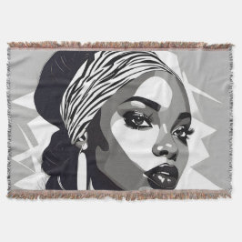 黒人のポートレート スローブランケット