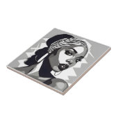 黒人のポートレート タイル (側面)