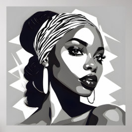 黒人のポートレート ポスター