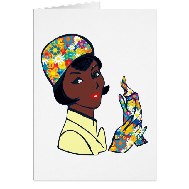 黒人のモダン婦人 (正面)