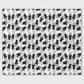 黒人の修道女，より小さなデザイン ラッピングペーパー (フラット)