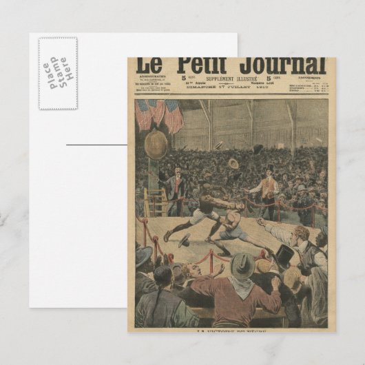 黒人の勝利 ポストカード (正面/裏面)