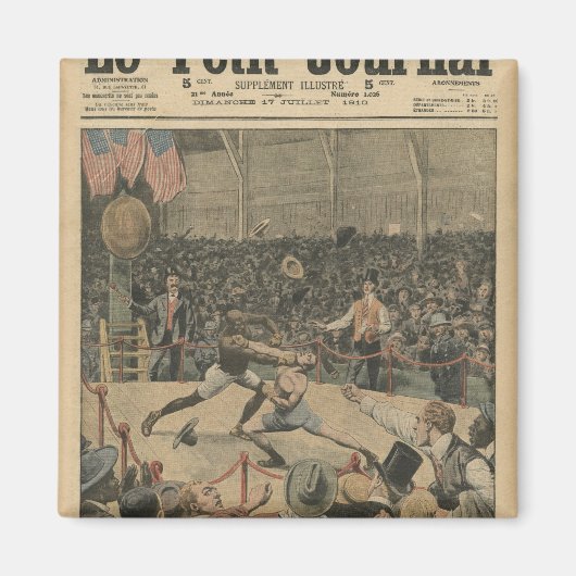 黒人の勝利 マグネット (正面)