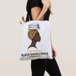 黒人の卓越性を体現 - ケンテヘッドラップの本 トートバッグ