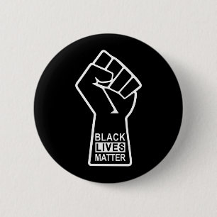 黒人の命が重く、拳闘、BLM 缶バッジ