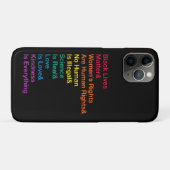 黒人の命は女性の権利を人権とする Case-Mate iPhoneケース (裏面(横))