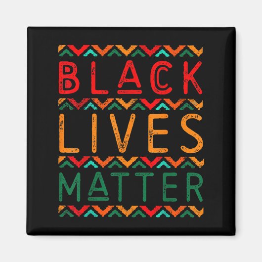 黒人の命 黒人の誇り アフリカ系アメリカ人の月 マグネット (正面)