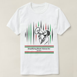 黒人の声を広げる100周年記念Tシャツ Tシャツ