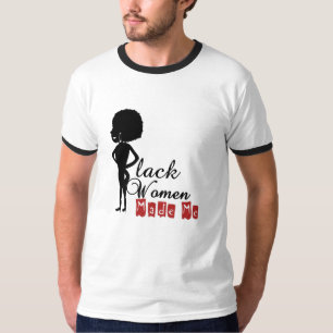 黒人の女性が私をTシャツに Tシャツ