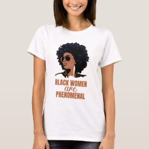 黒人の女性は驚異的だ Tシャツ