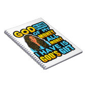 黒人の女性アフリカ系アメリカ人のメラニン・シエスタクイーン ノートブック (右側)