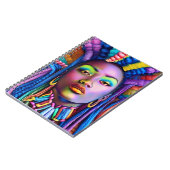 黒人の女性アフリカ系アメリカ人のメラニン・シエスタクイーン ノートブック (左側)