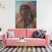 黒人の女性 キャンバスプリント (インサイチュ (リビング))