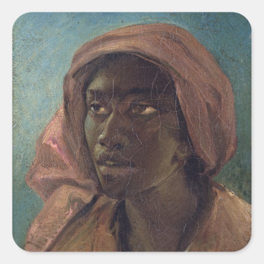 黒人の女性 スクエアシール (正面)