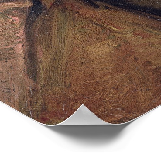 黒人の女性 ポスター (角)