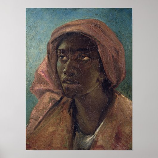 黒人の女性 ポスター (正面)