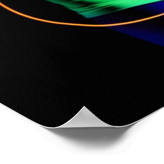 黒人の女性 ポスター (角)