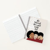 黒人の女性、妹の友人は彼女は信じできる ノートブック (内部)