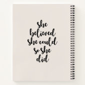 黒人の女性、妹の友人は彼女は信じできる ノートブック (裏面)