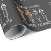 黒人の女王がアフリカ系意欲を起こアメリカ人を教育した ラッピングペーパー (ロールコーナー)