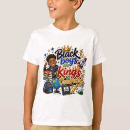 黒人の少年は未来の王様 Tシャツ
