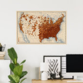 黒人の有権者の80パーセントは読み書きできない ポスター (ホームオフィス)