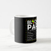 黒人の歴史の父王ジューンティー コーヒーマグカップ (正面左)