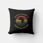 黒人の歴史はアメリカの歴史 クッション (正面)