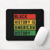 黒人の歴史はアメリカの歴史 BHM アフリカ系の誇り マウスパッド (マウス)