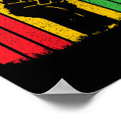 黒人の歴史アフリカ系アメリカ人の自由 ポスター (角)