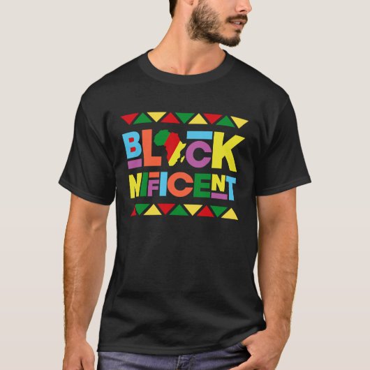 黒人の歴史アフリカ系アメリカ人 Tシャツ (正面)