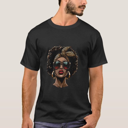 黒人の歴史ジューンティーンスグラフィック 自慢の アフリカ系アメリカ人 Tシャツ (正面)