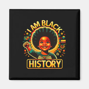 黒人の歴史月間 アフリカ系アメリカ人の子供たち 6月 マグネット