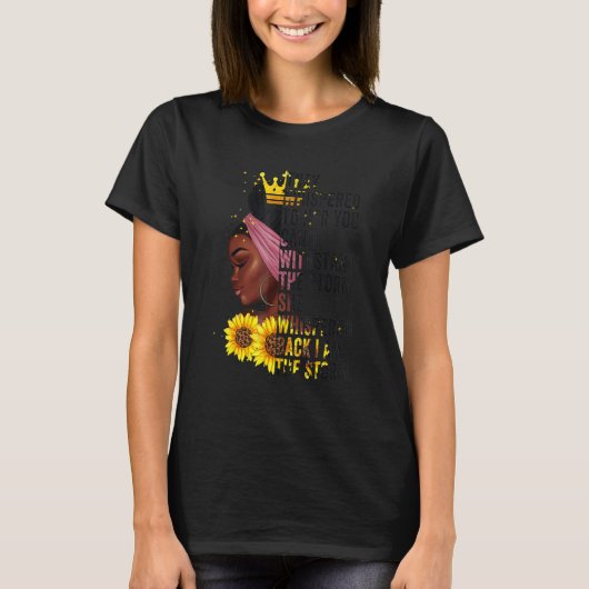 黒人の歴史月間 女性 アフリカ系 アフロ I Am The St Tシャツ (正面)