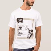 黒人の歴史100年祭り Extra Extra Tシャツ (正面)