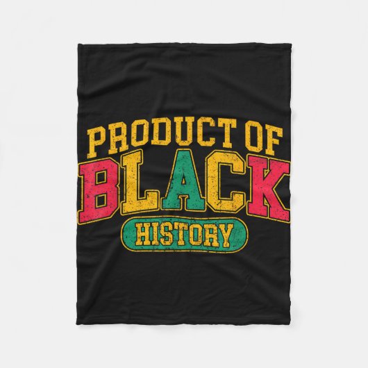 黒人の歴史、アフリカ系アメリカ人の遺産の製品 フリースブランケット (正面)
