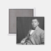 黒人の歴史: ブッカー・ティ・ワシントン、公民権 マグネット (正面/裏面)