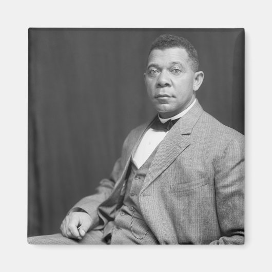 黒人の歴史: ブッカー・ティ・ワシントン、公民権 マグネット (正面)