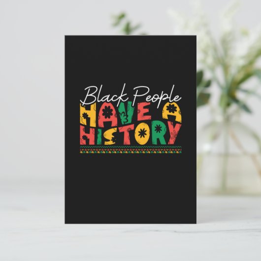 黒人の歴史 招待状 (スタンド正面)