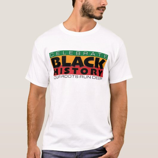 黒人の歴史 Tシャツ (正面)