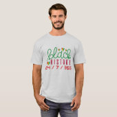 黒人の歴史Tシャツ Tシャツ (正面フル)