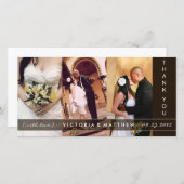 黒人の連合 | 結婚サンキューカード サンキューカード (正面/裏面)