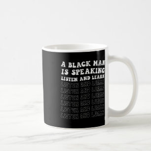 黒人は黒人話と聞黒人学という コーヒーマグカップ