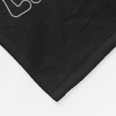 黒人は黒人話と聞黒人学という フリースブランケット (角)