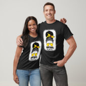 黒人アフリカ系アメリカ人ソフトボールママ捕手投手 Tシャツ (ユニセックス)