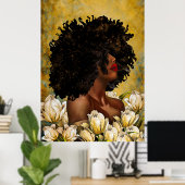 黒人アフリカ系アメリカ人 ポスター (ホームオフィス)