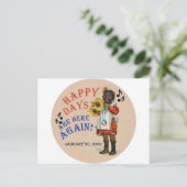 黒人アメリカーナ・オバマ氏、日が再び訪れる ポストカード (スタンド正面)