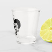 黒人クイーンアフロアフリカ系アメリカ人 ショットグラス (右)