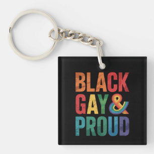 黒人ゲイプライド LGBTQ 黒人クィア キーホルダー